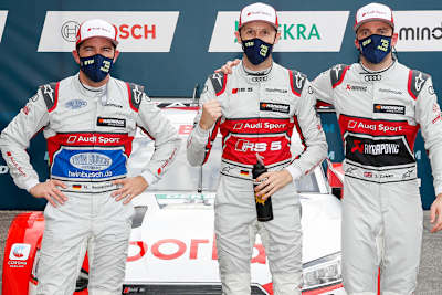 Mike Rockenfeller, René Rast und Jamie Green