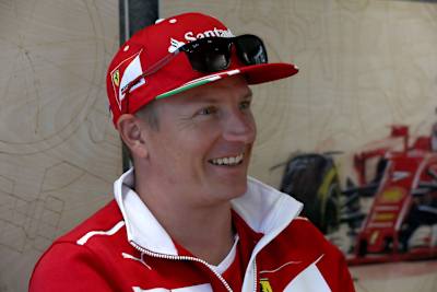 Kimi Räikkönen sicherte sich in Belgien die erste Bestzeit des Wochenendes