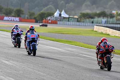 Fabio Di Giannantonio kreuzte die Ziellinie in Valencia zwar hinter Bagnaia als Zweiter, kam aber nur als Vierter in die korrigierte Wertung
