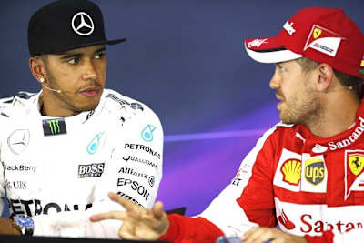 Lewis Hamilton und Sebastian Vettel