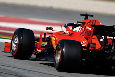 Sebastian Vettel in Spanien
