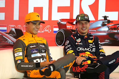 Lando Norris und Max Verstappen in Zandvoort