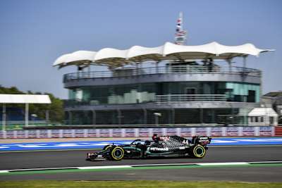 Lewis Hamilton in Silverstone
