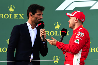 Mark Webber und Sebastian Vettel