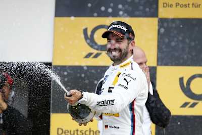 Timo Glock auf dem Podium