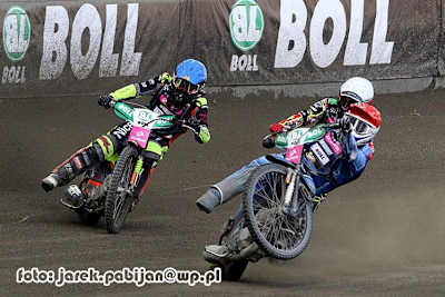 Speedway-Europameister Rober Lambert (vorne)