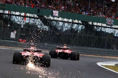 Die beiden Ferrari in England