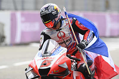 Johann Zarco feierte Platz 2