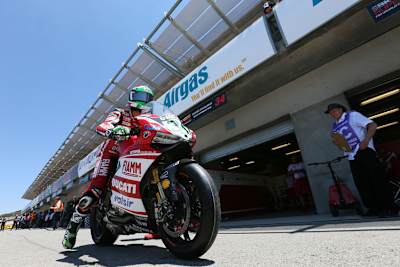 Ende September sehen wir die 2015er-Panigale erstmals auf der Rennstrecke