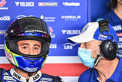 Jason Dupasquier mit Crew-Chief Stefan Kirsch