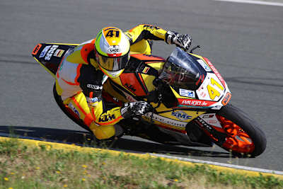 Jan-Ole Jähnig (KTM) war mit Platz 3 nicht zufrieden