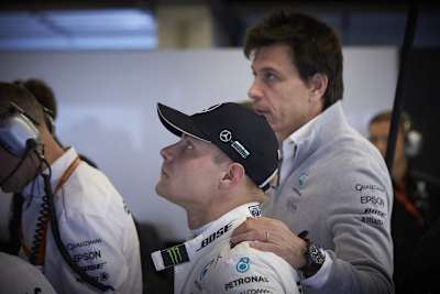Valtteri Bottas und Toto Wolff