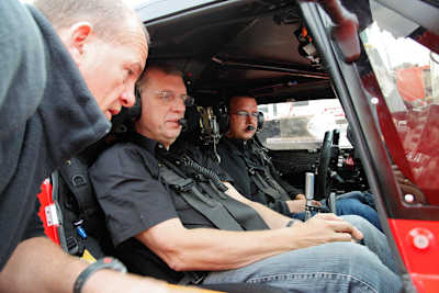 Gefühl wie in einer Raumkapsel für die Piloten vom HS Rallye Team