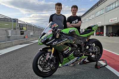 Philipp und Peter Öttl (v.l.) in Navarra