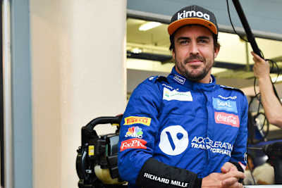 Fernando Alonso beim Bahrain-Test mit McLaren im April 2019