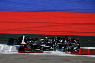 Valtteri Bottas gab auch im zweiten freien Training in Sotschi das Tempo vor