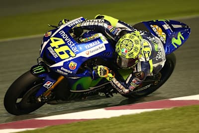 Valentino Rossi auf der Yamaha M1