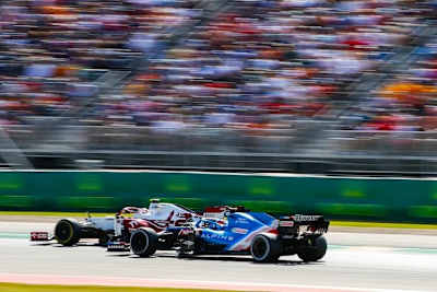 Antonio Giovinazzi gegen Fernando Alonso