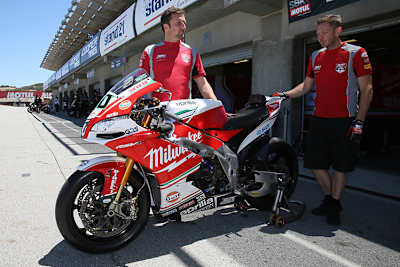 Die Aprilia RSV4 ist nach wie vor podestfähig