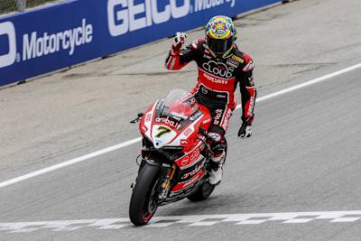 Chaz Davies gewann in Laguna Seca beide Rennen