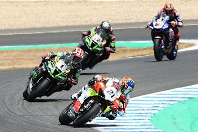 Michael Rinaldi vor Rea, Lowes und van der Mark – alles keine Nasenbohrer