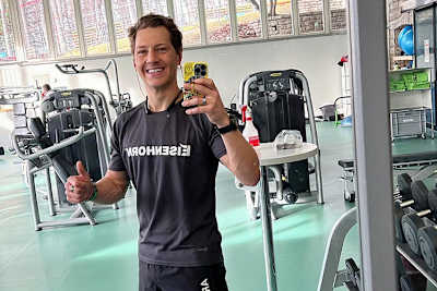 Domi Aegerter im Trainingszentrum Magglingen