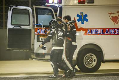 Romain Grosjean erinnert sich in seiner Autobiografie an seinen Feuerunfall, bei dem er sich Verbrennungen zuzog 