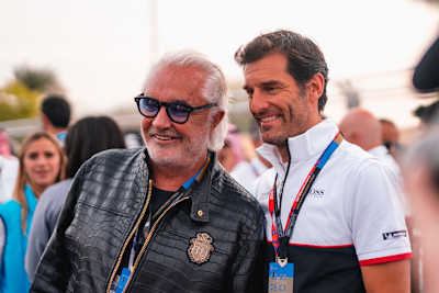 Flavio Briatore 2020 mit Mark Webber