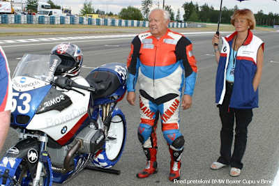 Frantisek Mrazek fuhr bis ins hohe Alter Rennen