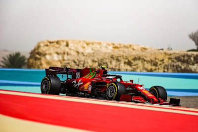 Carlos Sainz beschränkte sich am zweiten Testtag auf Longruns auf den härteren Reifenmischungen