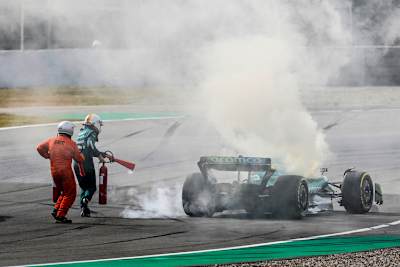 Sebastian Vettel am letzten Testtag