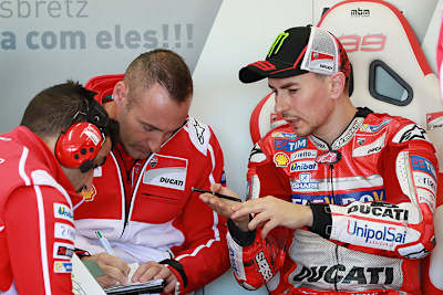 Cristian Gabarrini mit Jorge Lorenzo