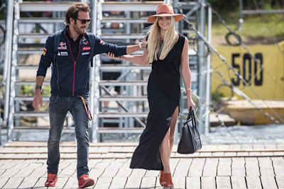 Jean-Eric Vergne mit seiner Freundin Petra Silander in Kanada