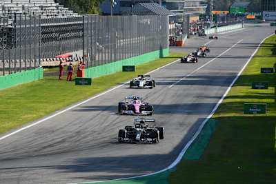 Lewis Hamilton kam in Monza nur auf Platz sieben