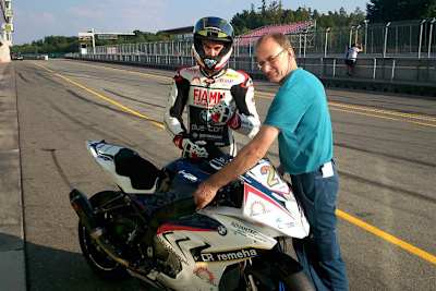 Markus Reiterberger heute beim Test in Brünn