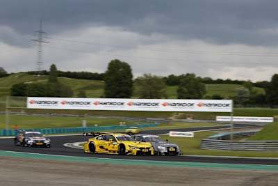 Hartes Duell: Timo Glock gegen Edoardo Mortara