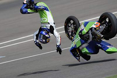 Mit der Maschine von Technomag-CIP fuhr Kenan Sofuoglu in der Moto2-WM nur einmal aufs Podest