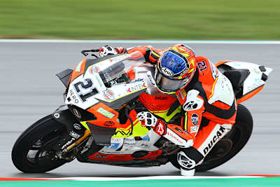 Michael Rinaldi war im Nassen Drittschnellster