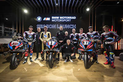 Auf diesem Bild bei der Präsentation fehlt nur einer: BMW-Sportchef Marc Bongers