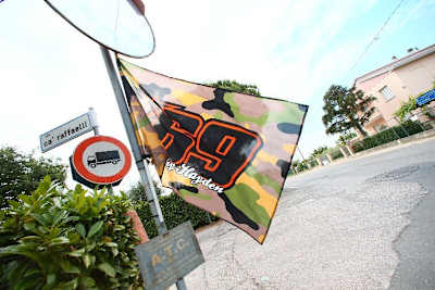 An dieser Kreuzung geschah der Verkehrsunfall, der Nicky Hayden das Leben kostete 