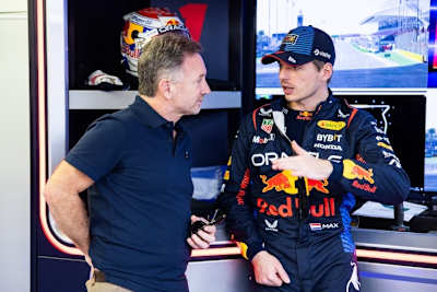 Christian Horner und Max Verstappen