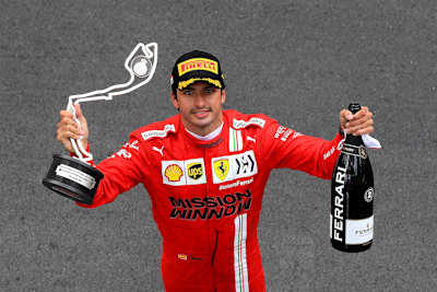 Carlos Sainz nach seinem zweiten Platz in Monaco 2021