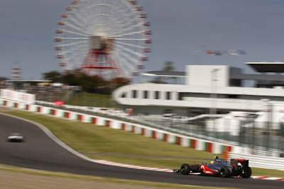 Lewis Hamilton fuhr hinterher