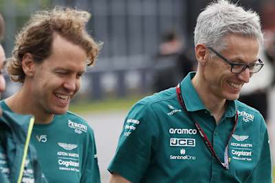 Sebastian Vettel und Mike Krack