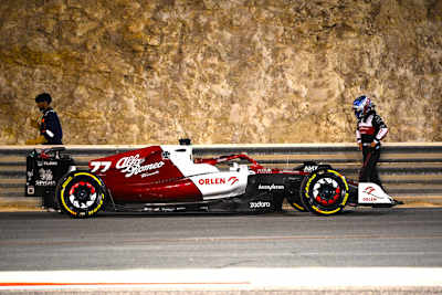 Valtteri Bottas und sein Alfa Romeo