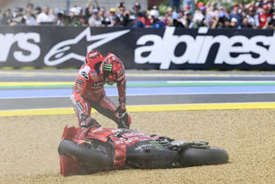 Pecco Bagnaia stürzte im Sprint in der zweiten Runde