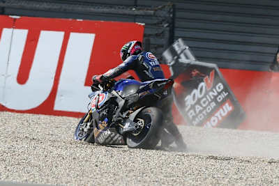 Alex Lowes musste in Jerez einiges einstecken