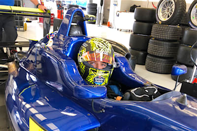 Lando Norris im Formel-3-Auto