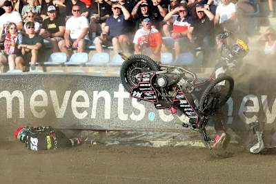 Kai Huckenbeck schlug brutal in die Airfences ein