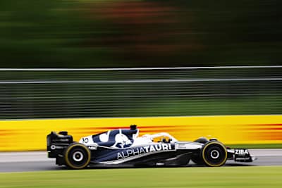 Pierre Gasly war am Freitag schnell, aber nicht zufrieden